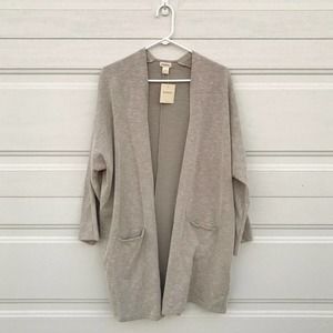 Donni Oversized Ribbed Sweater Cardigan Coat OSFA